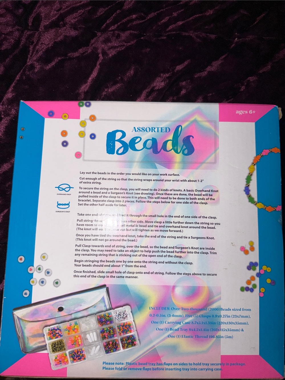 Assorted Beads Craft Kit - Multi Color - Picture 3 of 3